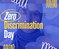 Zero Discrimination Day Facebook Post Design