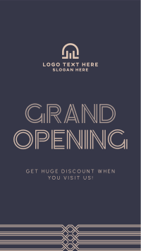 Art Deco Grand Opening YouTube short Image Preview