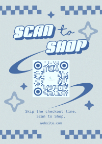 Scan Shop Y2k Flyer Design