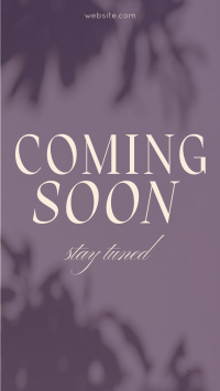 Luxury Stay Tuned Facebook Story Design