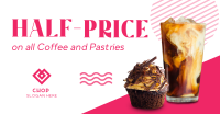 Half Price Coffee Facebook Ad Image Preview