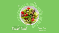 Vegan Salad Bowl Facebook Event Cover Image Preview