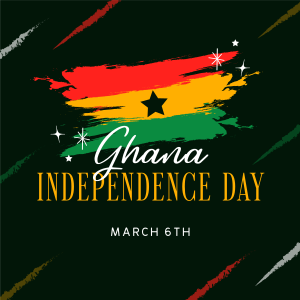 Happy Ghana Day Instagram post Image Preview