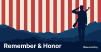 Memorial Day Salute Facebook ad Image Preview