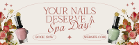 Floral Nail Services Twitter header (cover) Image Preview