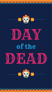 Festive Day of the Dead Facebook story Image Preview