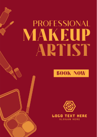 Makeup Artist for Hire Poster Design