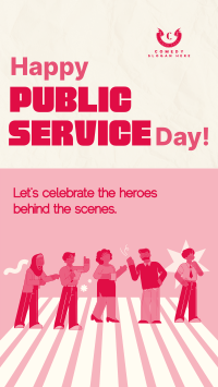 Playful Public Service Day Instagram story Image Preview