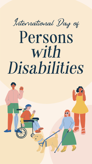 Simple Disability Day Instagram story Image Preview