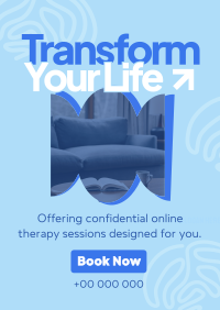 Online Psych Therapy Flyer Preview