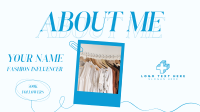 About Me Facebook Event Cover Design