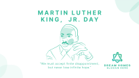 Martin Luther Lineart Facebook Event Cover Design