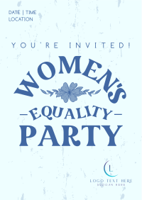 Women's Equality Celebration Flyer Preview