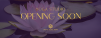 Yoga Studio Opening Facebook cover Image Preview