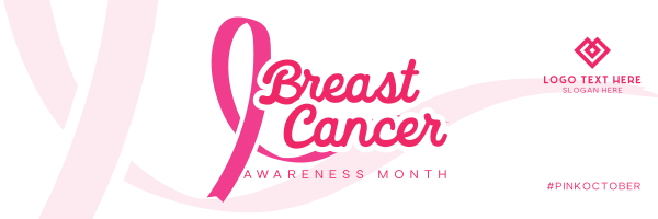 Fight Breast Cancer Twitter Header Design Image Preview