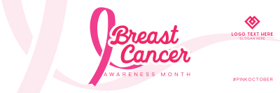 Fight Breast Cancer Twitter Header Image Preview