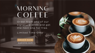 Early Morning Coffee Facebook event cover Image Preview