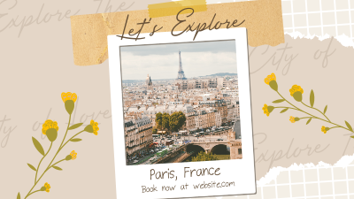 Explore City of Love Facebook Event Cover Image Preview