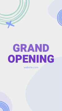 Contemporary Grand Opening YouTube short Image Preview