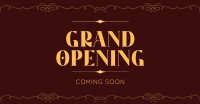 Elegant Grand Opening Facebook ad Image Preview