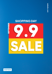 9.9 Shopping Sale Flyer Image Preview