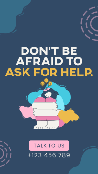 Ask for Help Facebook story Image Preview