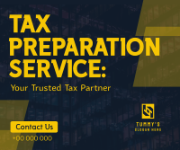 Your Trusted Tax Partner Facebook Post Design