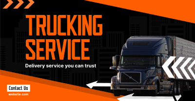 Truck Moving Service Facebook ad Image Preview