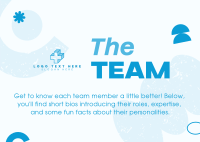 Get to Know the Team Postcard Image Preview