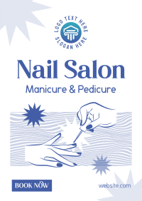 Groovy Nail Salon Poster Image Preview