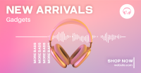 Girly Headphone Facebook ad Image Preview