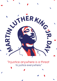 Martin Luther Day Celebration Flyer Design