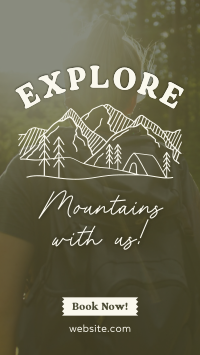 Explore Mountains Instagram Reel Design