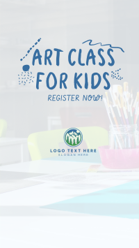 Art Class For Kids Instagram story Image Preview