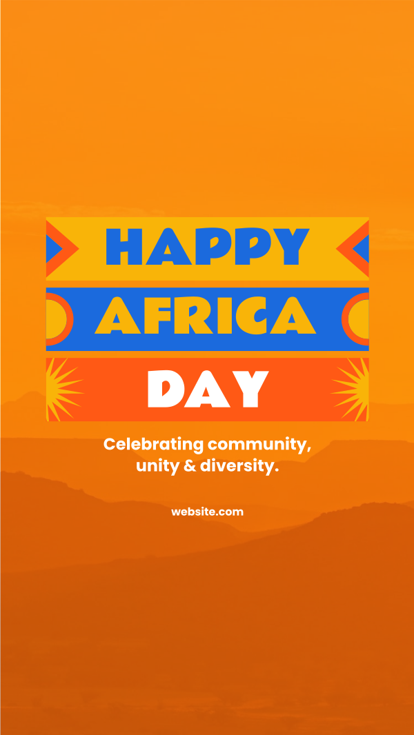 Africa Day! Instagram Story Design Image Preview