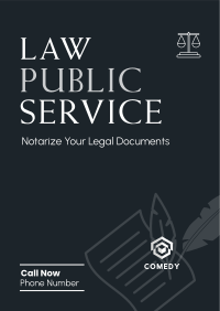 Firm Notary Service Flyer Design