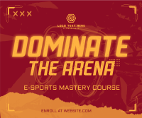 Grunge E-sport Course Facebook post Image Preview