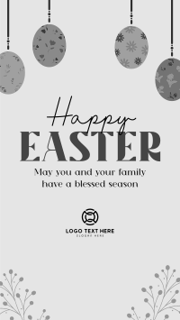 Minimalist Easter Instagram story Image Preview