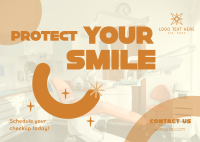 Professional Dental Clinic Postcard Design