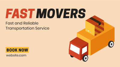 Fast Movers Service Facebook event cover Image Preview