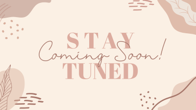 Organic Coming Soon Facebook event cover Image Preview