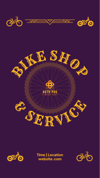 Bike Shop and Service Instagram story Image Preview