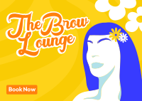 The Brow Lounge Postcard Image Preview