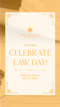 Formal Law Day Instagram reel Image Preview
