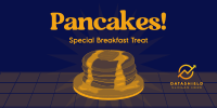 Retro Pancake Breakfast Twitter post Image Preview
