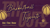 Basketball Game Tryouts Animation Design