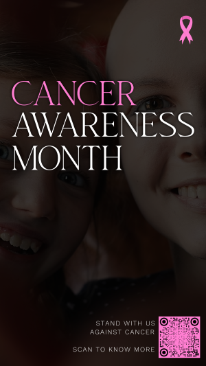 Cancer Awareness Month Facebook story Image Preview
