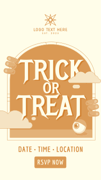 Halloween Trick or Treat Instagram Reel Preview