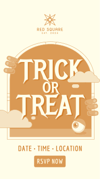 Halloween Trick or Treat Instagram Reel Image Preview