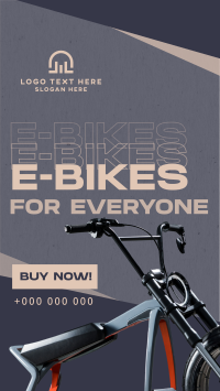 Minimalist E-bike  Instagram reel Image Preview